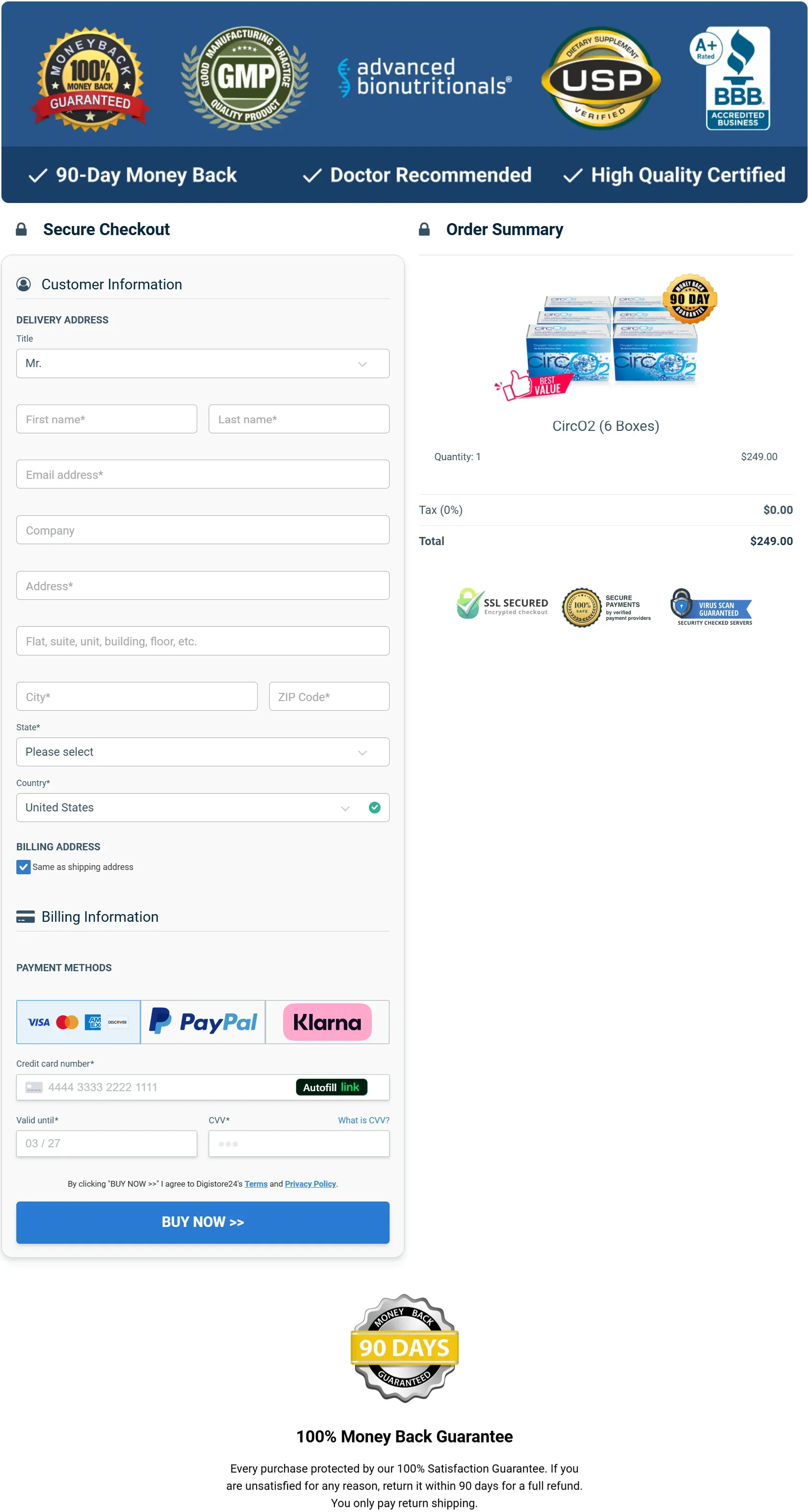 Circo2 Tonic Discounted Offer